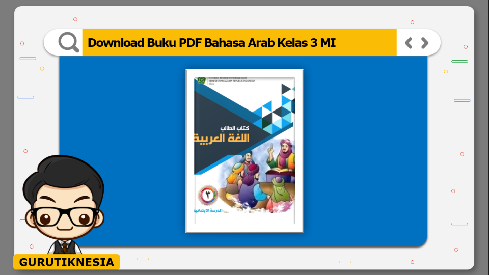 Download Buku PDF Bahasa Arab Kelas 3 MI
