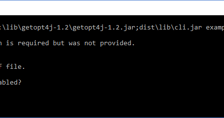 Inspired by Actual Events: Java Command-Line Interfaces (Part 28): getopt4j
