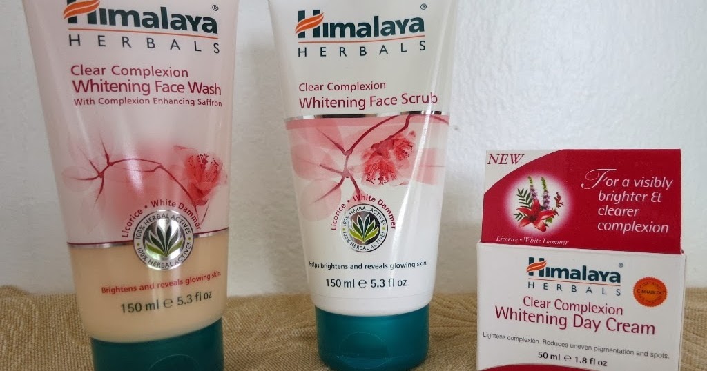 Sunshine Kelly Beauty Fashion Lifestyle Travel Fitness Himalaya Herbals Clear Complexion Whitening Face Wash Face Scrub And Day Cream