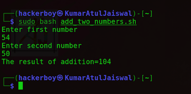 Bash Scripting with Add Numbers via Expr and let cmd