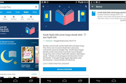 Cara Nuyul Google Play Book, Berhasil Sampai PO $1 Pertama