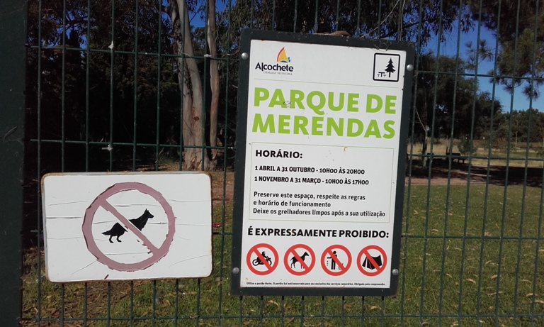 Placa Parque de Merendas