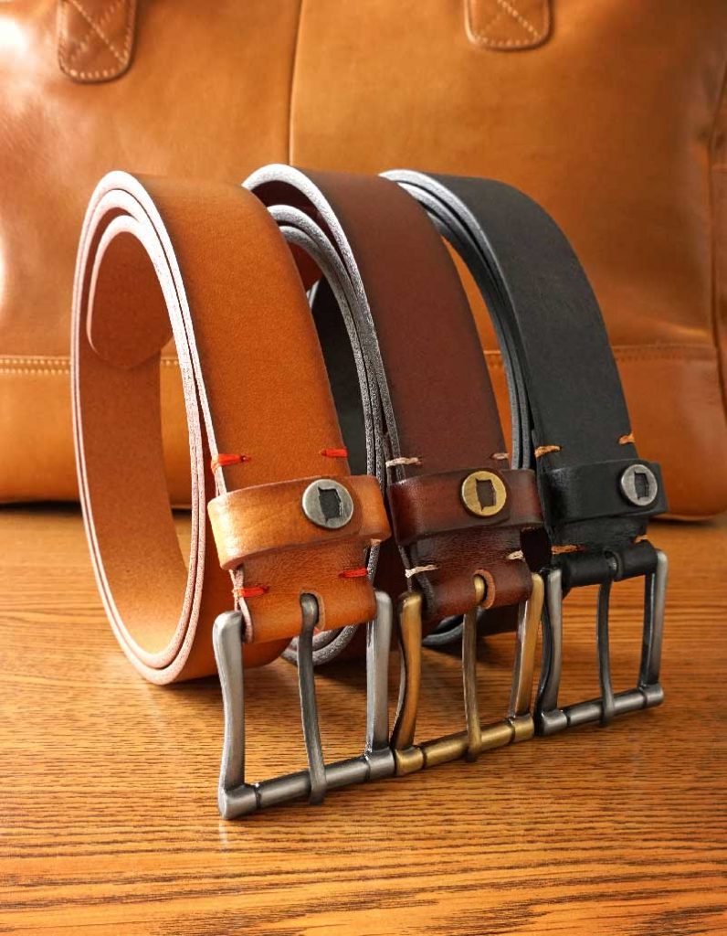 Men,s Handmade Branded Leather Belts