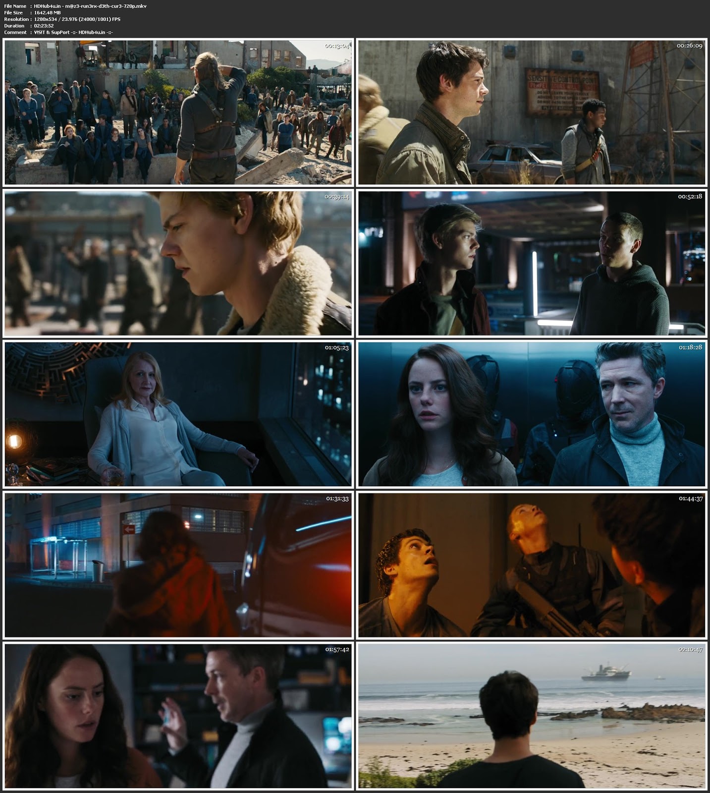 Maze Runner The Death Cure 2018 ORG Hindi Dual Audio 720p BluRay Msubs 1.6GB Download