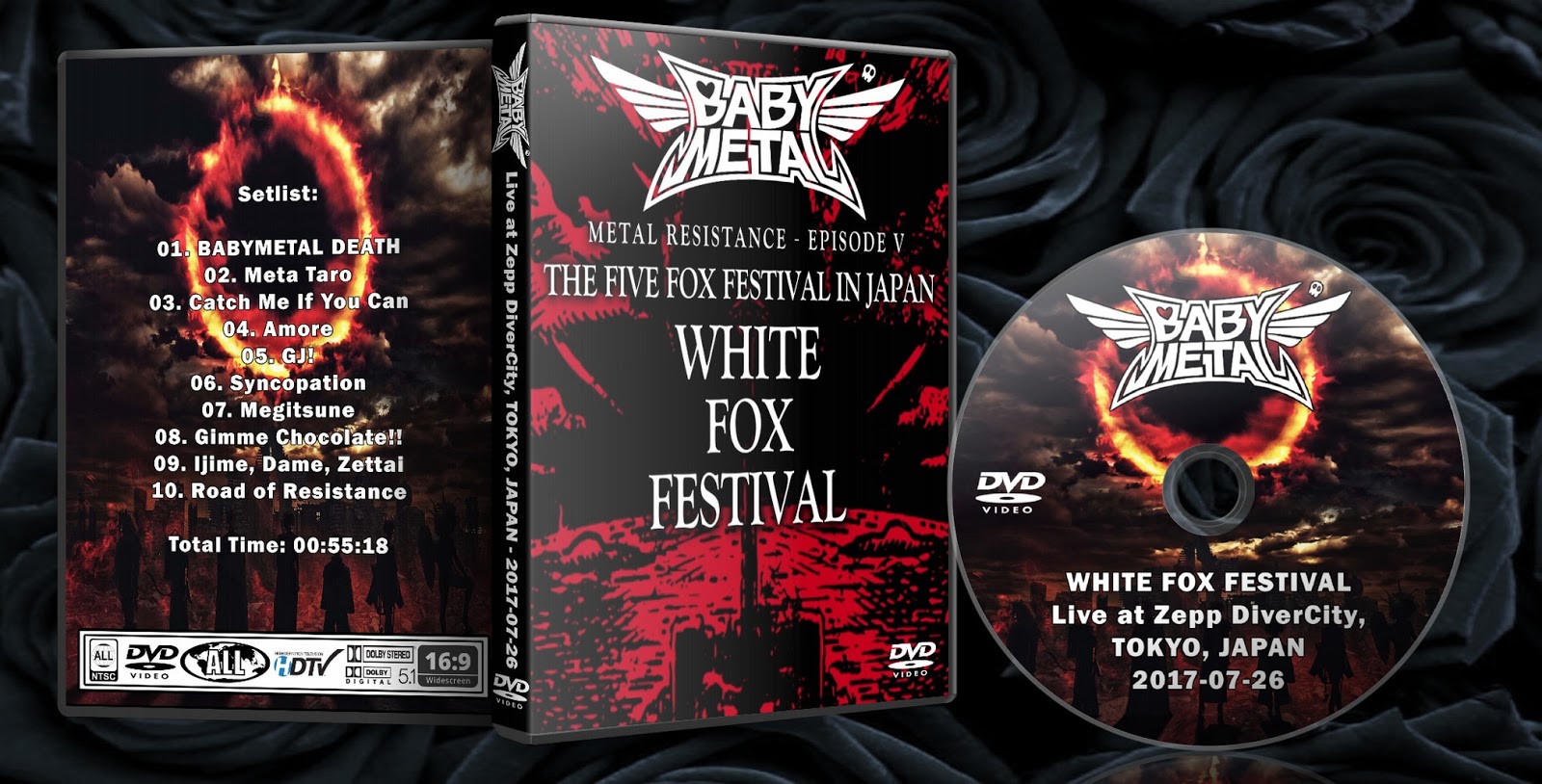 Deer5001rockcocert Babymetal 17 05 White Fox The Fox Festivals In Japan Blu Ray Dvd