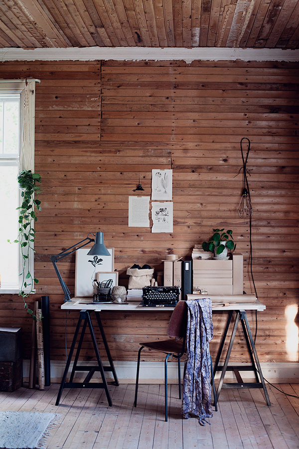 wooden workspace. | (my) unfinished home