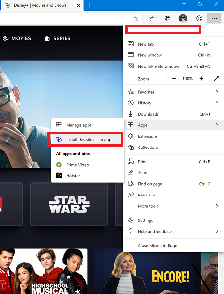 Instalar la aplicación Disney+ en Windows 10