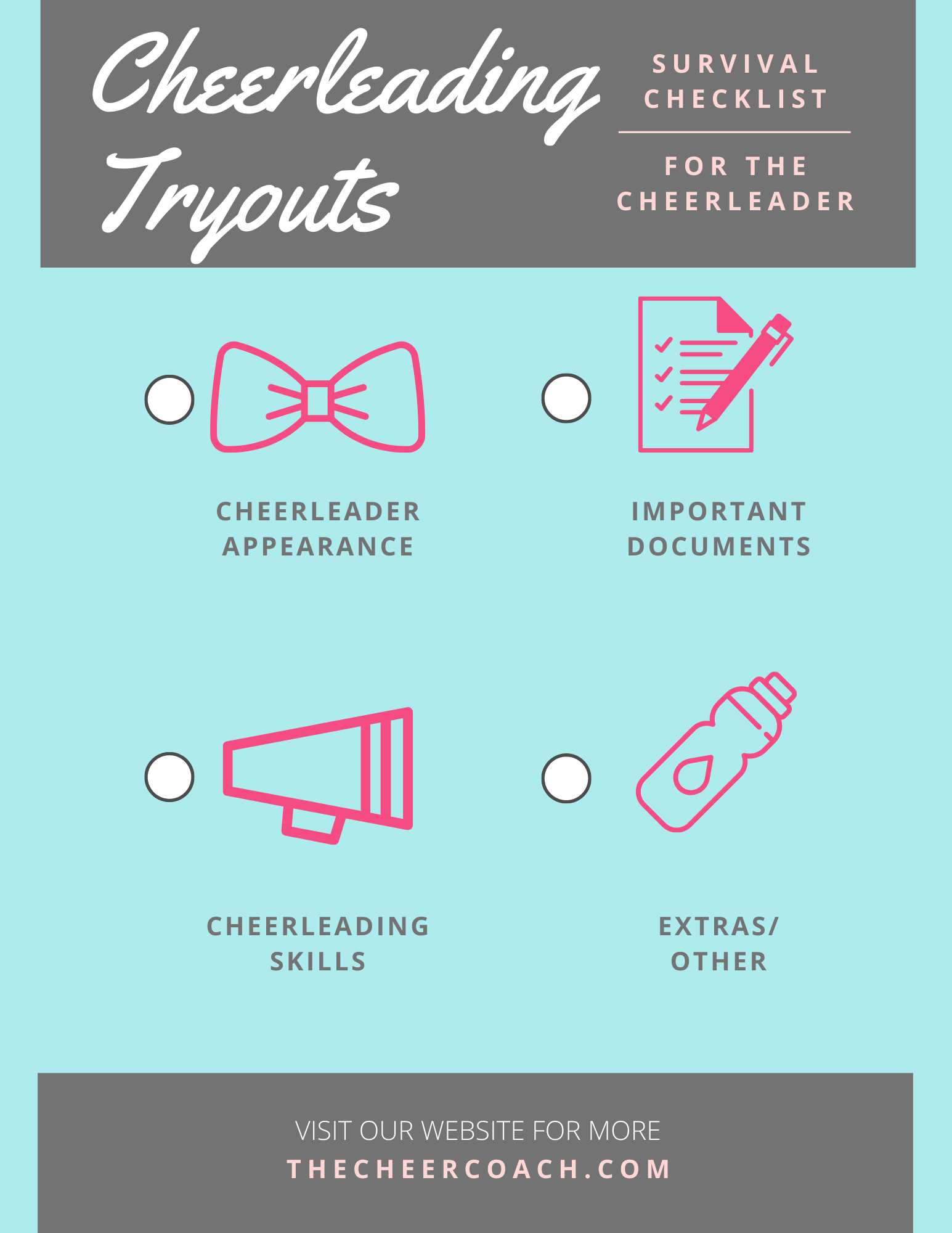 Cheerleading Tryout Survival Checklist