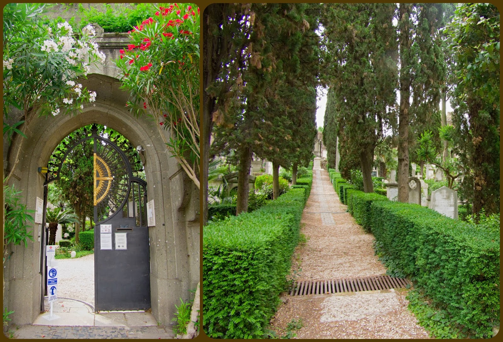 Il Cimitero Acattolico Pazza di Roma