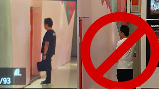 A suspicious man monitored at the BNK48 Theater