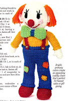 PATRON GRATIS PAYASO AMIGURUMI 283