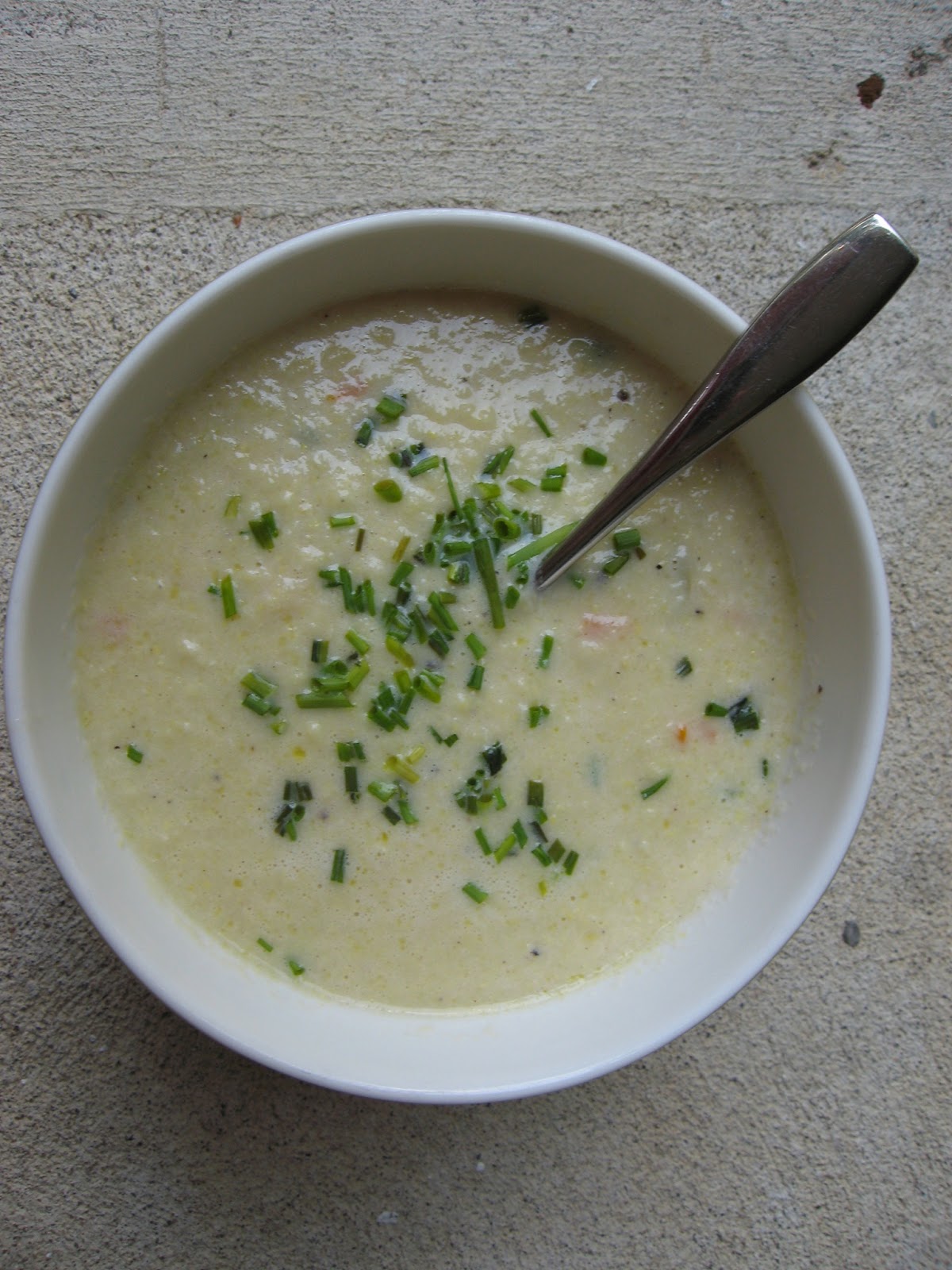 The Recipe Book Project Corn Soup with Nutmeg