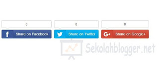 Social Media Share Button Style 5