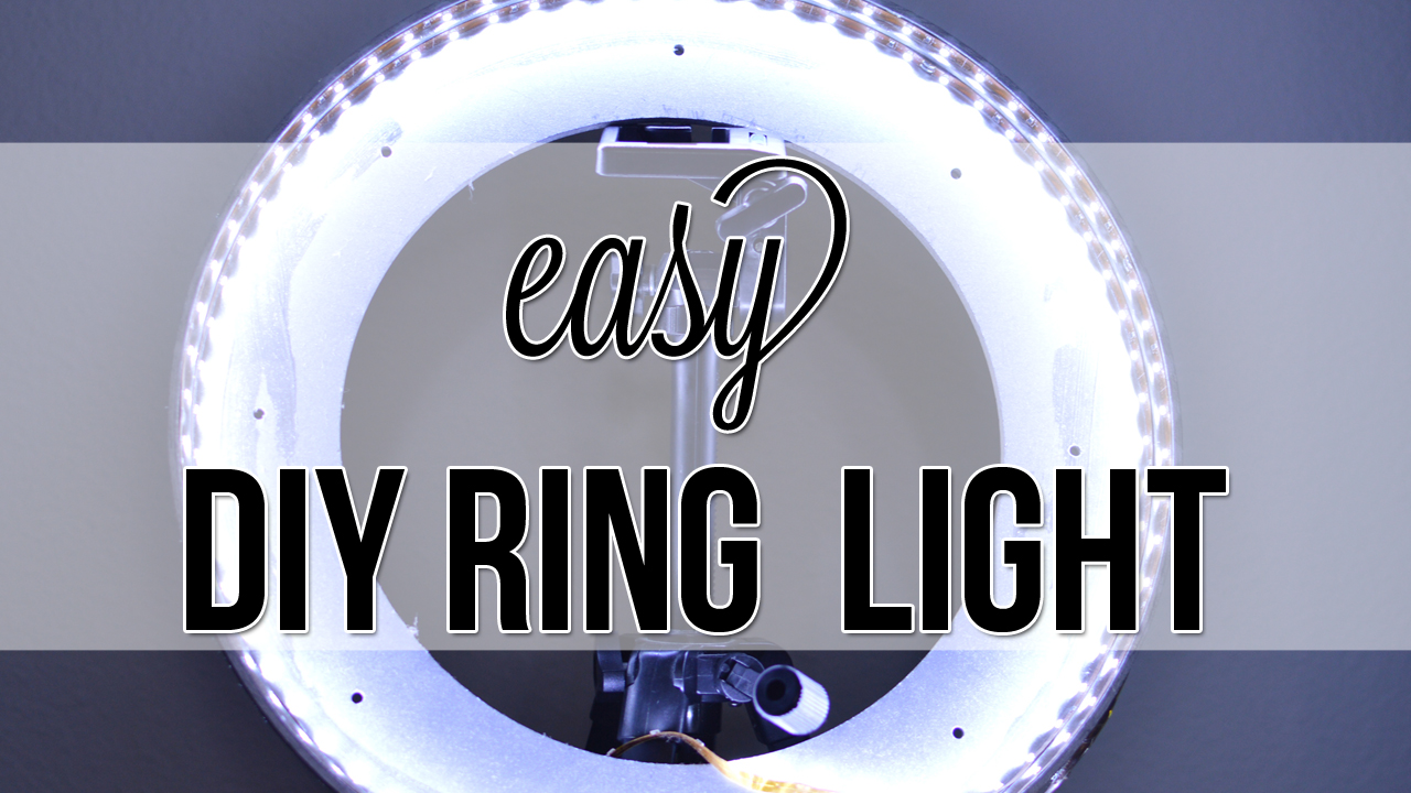 A Beauty Moment DIY RING LIGHT VIDEO AND PHOTO TUTORIAL