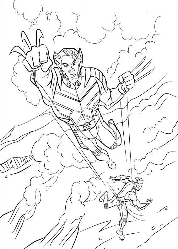 Fun Coloring Pages: X-Men Coloring Pages