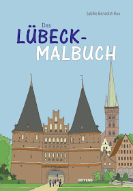 Das Bücherboot: Kinderbücher aus dem Norden. "Das Lübeck Malbuch" wartet mit typisch norddeutschen Motiven der Hansestadt auf.