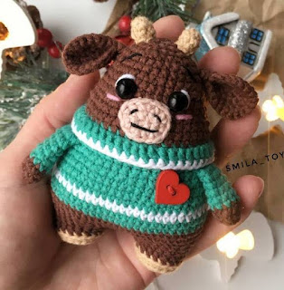 PATRON GRATIS TORO AMIGURUMI 45199