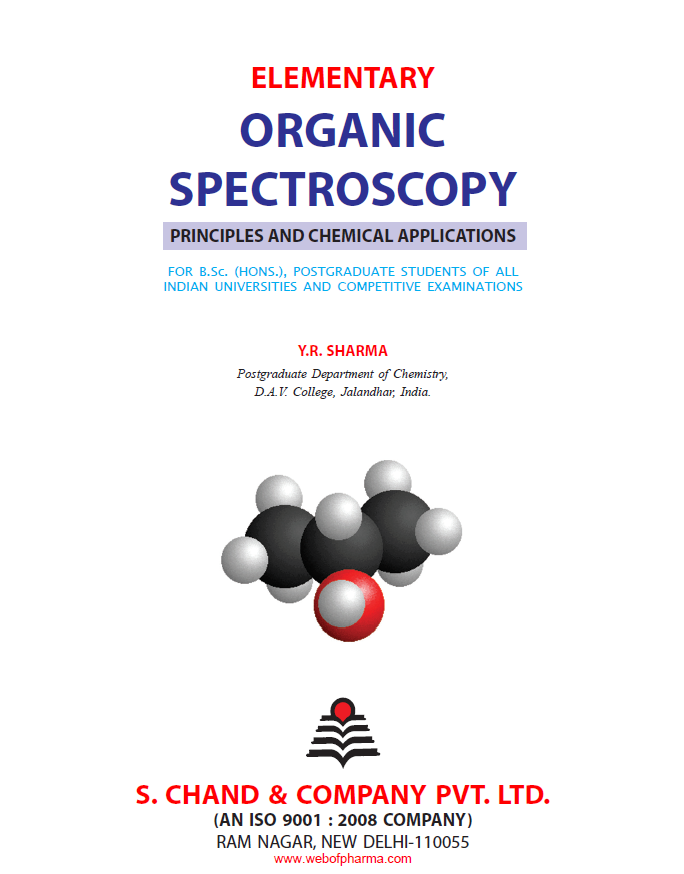 Elementary Organic Spectroscopy Principles And Chemical Applications