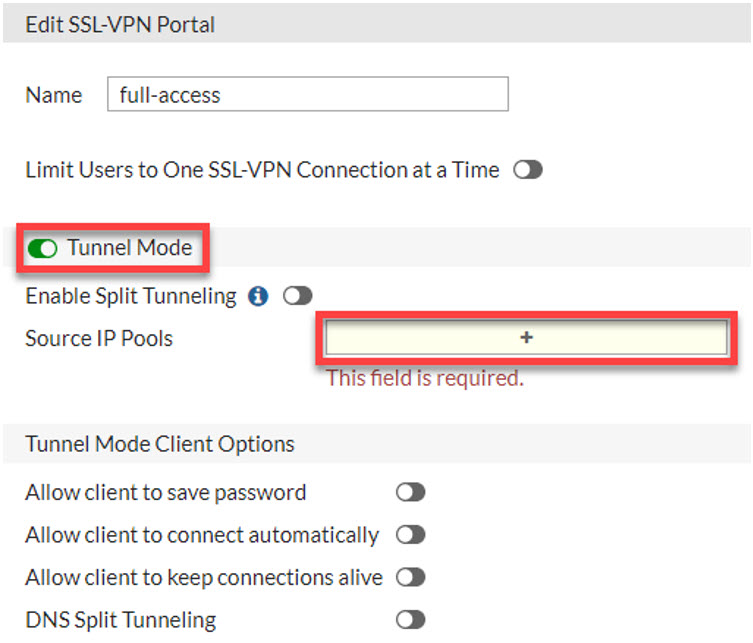 NETSOC How to Configure SSL VPN Tunnel on Fortigate Firewall