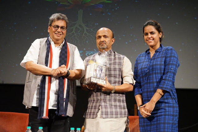 Mr. Subhash Ghai, Founder & Chairman, WWI, Sameer and Meghna Ghai Puri, President WWI Mr. Subhash Ghai, Founder & Chairman, WWI, Sameer and Meghna Ghai Puri, President WWI