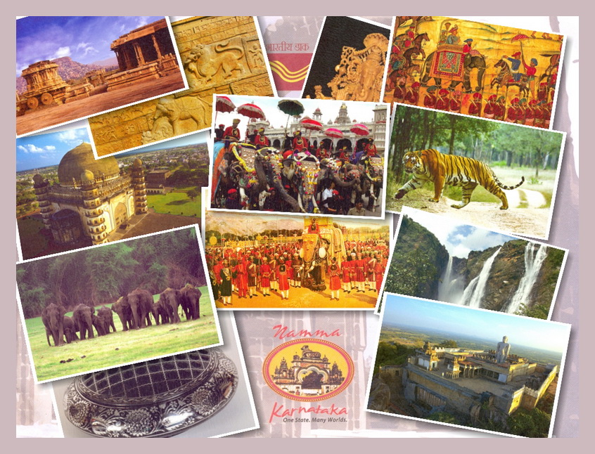 MB's Stamps of India Namma Karnataka Picture Postcards.