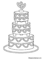 coloring cake pages cakes fancy sheets printable books printables tiered cupcake table template activity sketch adult colouring sheet drawing leehansen