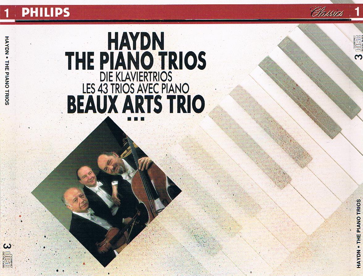 afina tus oidos Haydn Les 43 trios avec piano Beaux Arts Trio 1970/78