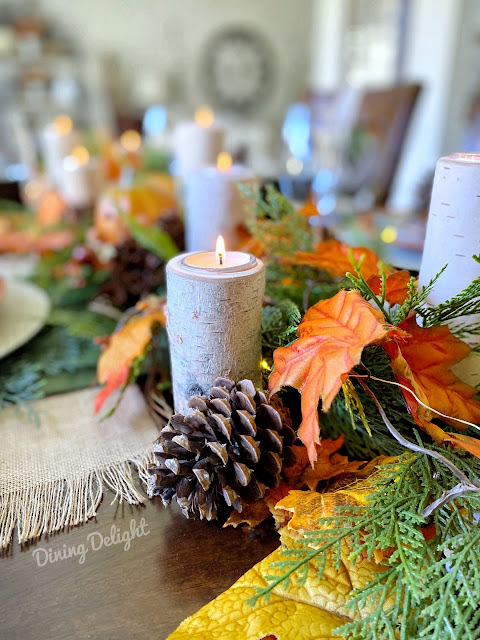 Dining Delight: Autumn in the Mountains Fall Tablescape