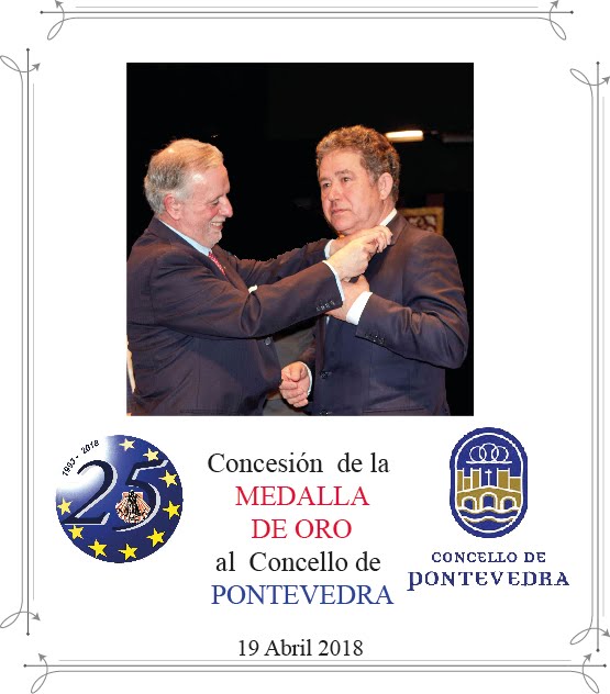 Gala XXV Aniversario e imposición Medalla de Oro Concello de Pontevedra