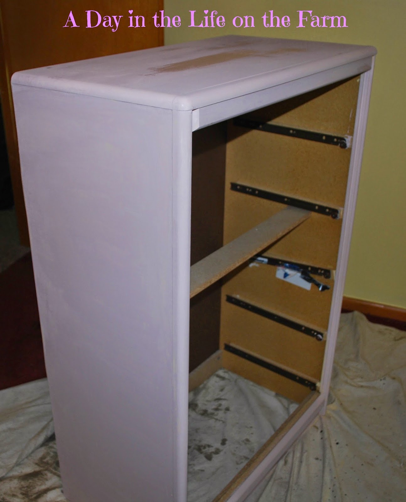 A Day in the Life on the Farm Chalk Painting Furniture for the Nursery