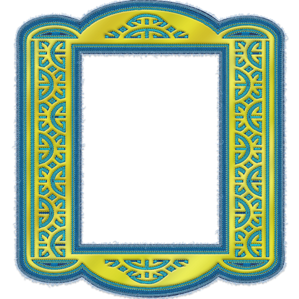 Frame Classic Style Embroidery Free PNG and PSD