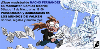 Eventos: Nacho Fernández ofrecerá una clase magistral en "Manhattan Comics Madrid".
