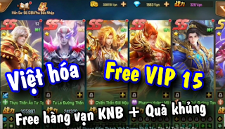 Tải game Tân Đấu La Việt hóa vừa Open S1 Free VIP15 + Hàng Vạn Kim Cương | Game Trung Quốc hay