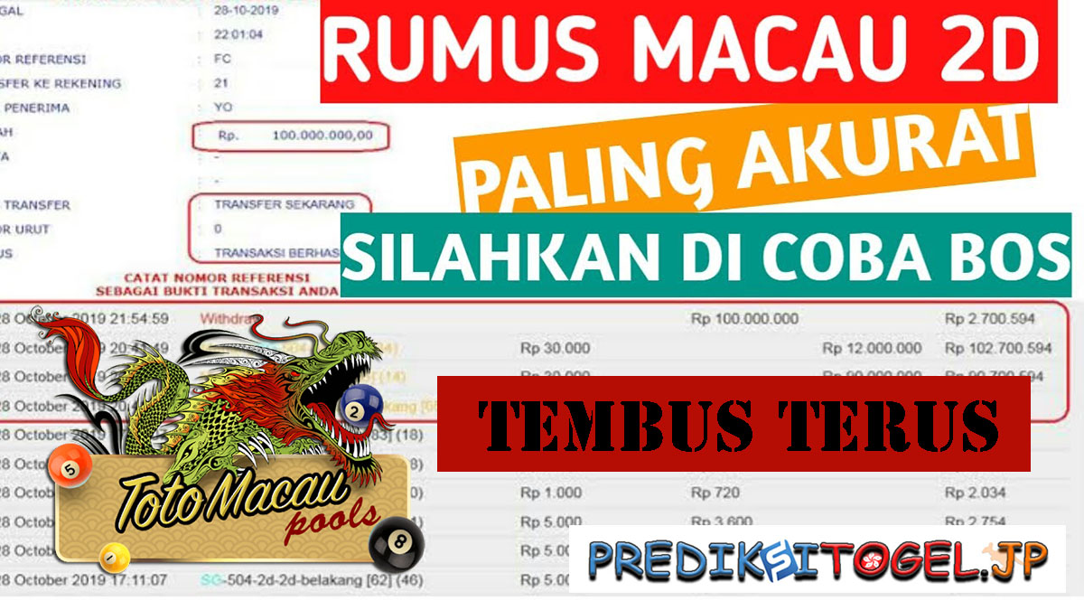 Rumus Toto Macau Hari Ini
