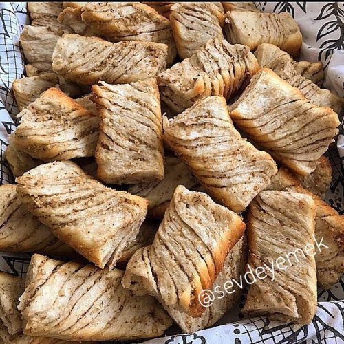 Cevizli Burma Çörek Pratik Tarifim