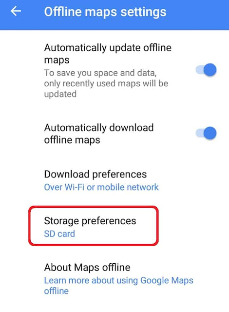 ओफलाइन गुगल मेप को एसडी कार्ड (मेमरी कार्ड) मे कैसे सेव करे ?