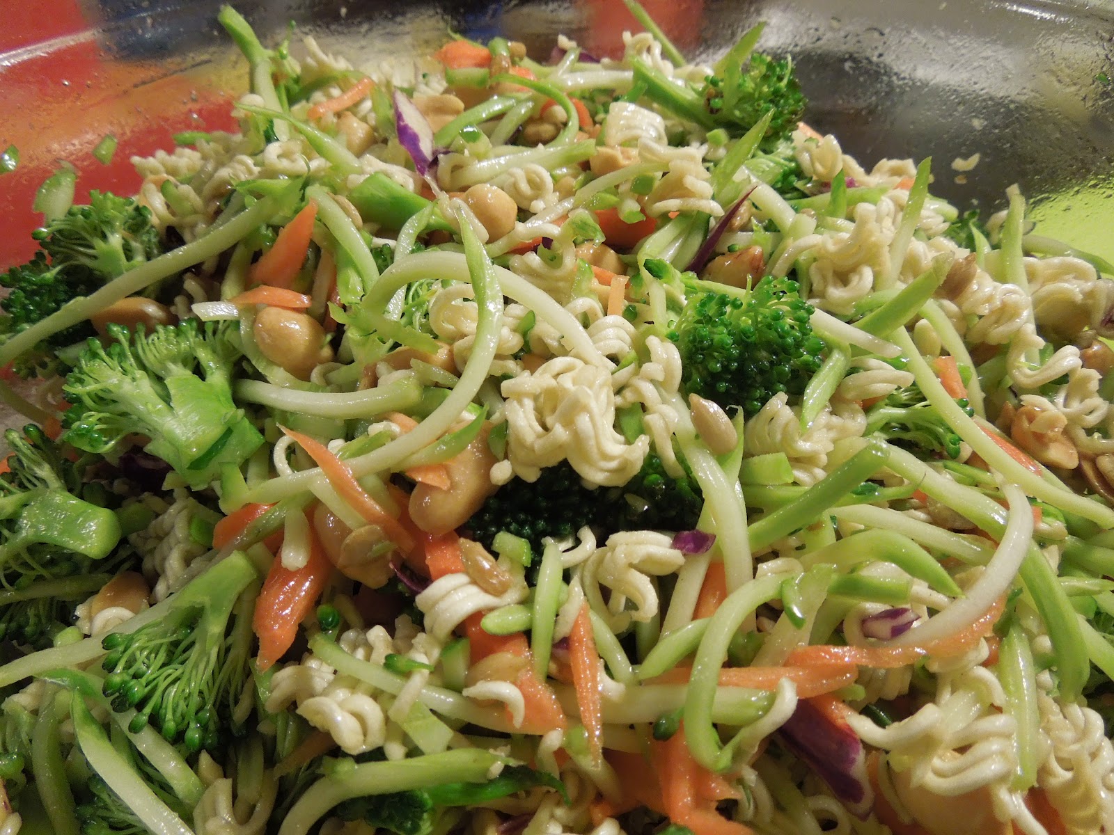 Food and Fun with ChaCha Broccoli Ramen Noodle Salad