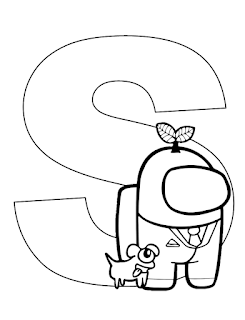 Kits imprimibles gratis : imágenes Among us para colorear