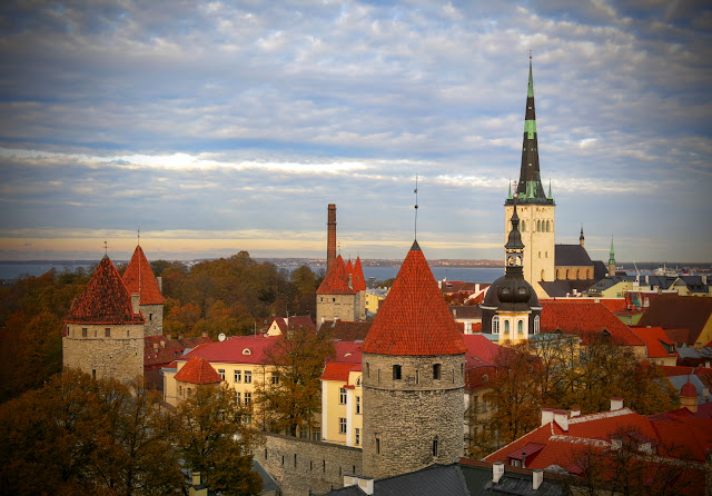 Tallinn, Estland, en hanseatisk UNESCO-stad