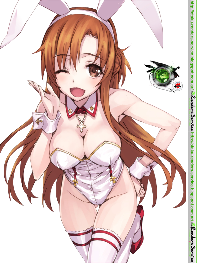 Sword Art Online Asuna Hyper Cute Bunny Im Render Ors