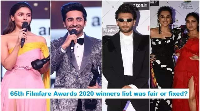 65th Filmfare Awards 2020 Winners List Was Fair Or Fixed Uslis Movie News Uslis