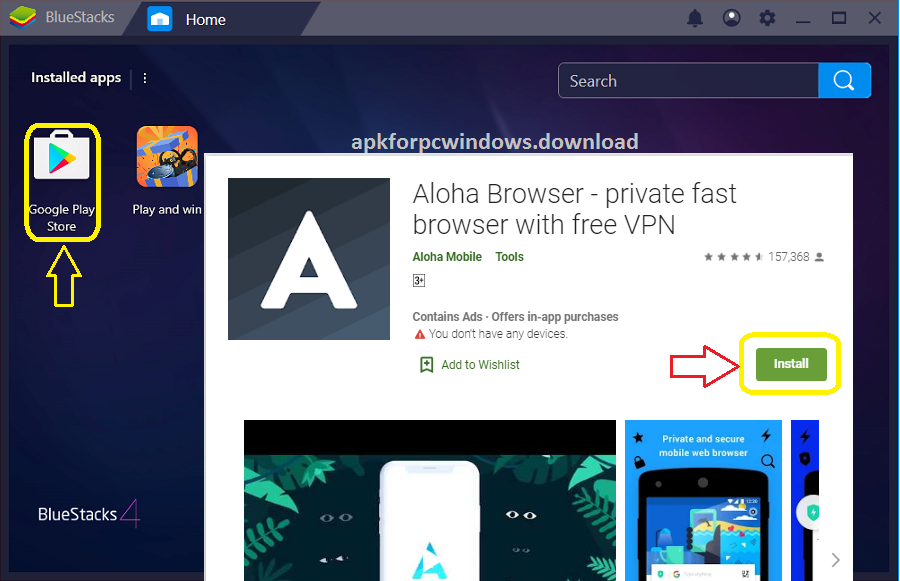 download aloha browser for windows