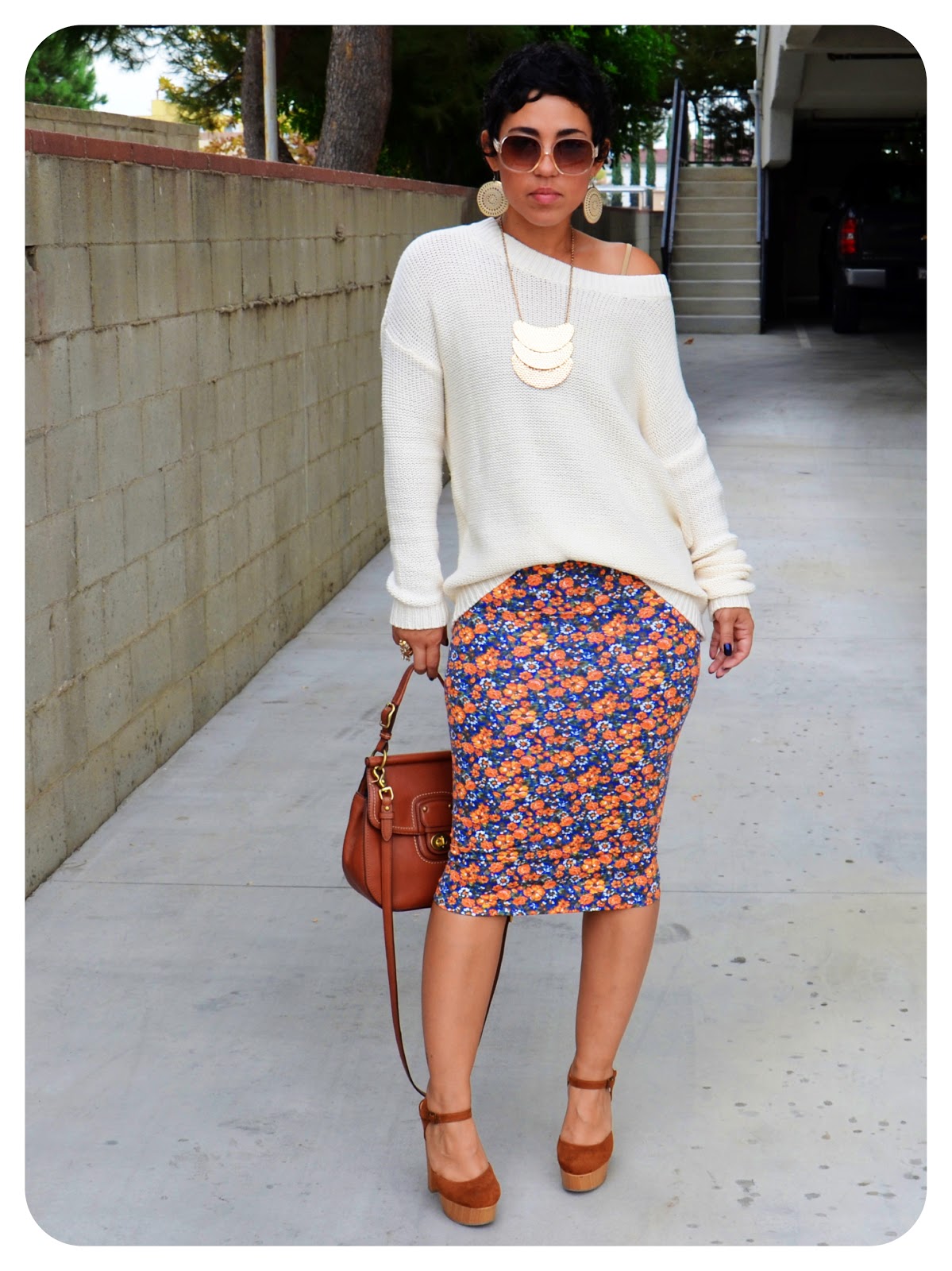 DIY Pencil Skirt & Oversized Sweater + A COUPON CODE!!! |Fashion, Lifestyle, and DIY