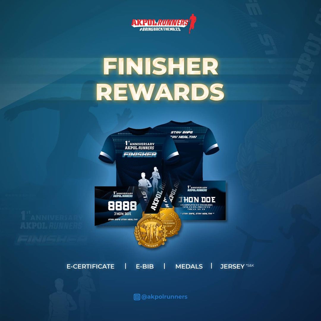 Medali 🔍 Akpol Runners 1st Anniversary • 2021 Medali 🏅 Akpol Runners 1st Anniversary • 2021