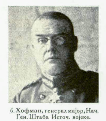 Hofmann, Major-Gen, Chief of the East Army's Gen-Staff
