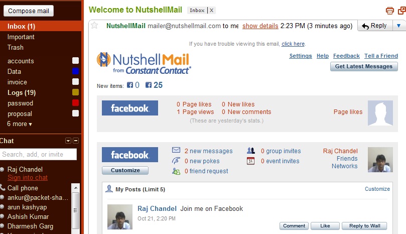 nushtemell How to Get Facebook Updates On Email