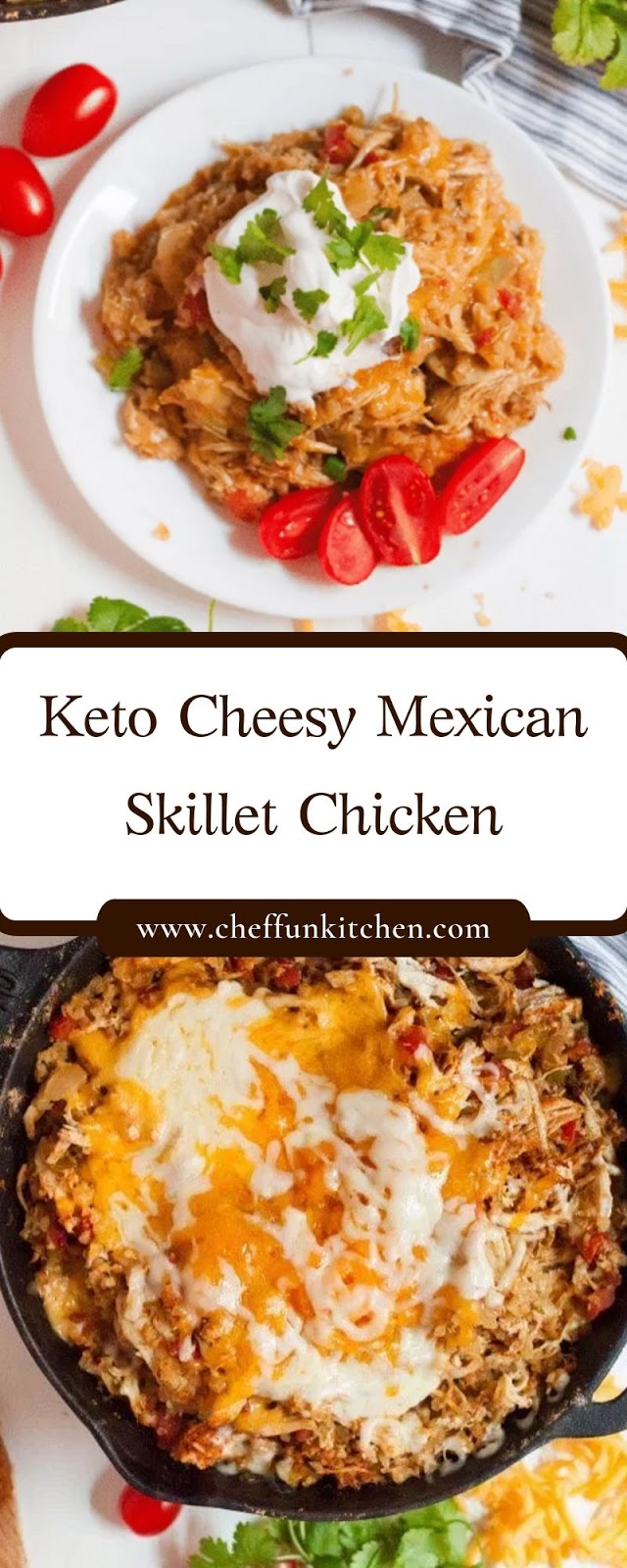 Keto Cheesy Mexican Skillet Chicken