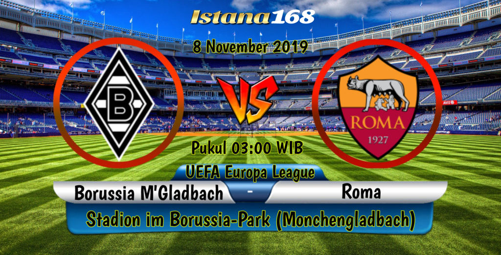 Prediksi Borussia Monchengladbach vs AS Roma 08 November 2019