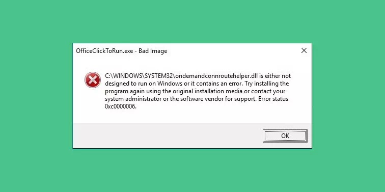 Cara Mengatasi Bad Image Error 0xc0000006 di Windows 10
