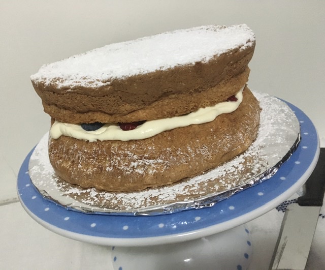 Sponge Cake Red, White and Blue Laws of the Kitchen